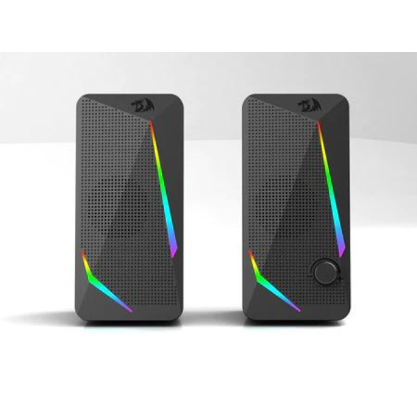 Redragon GS510 Waltz Gaming Speaker, 2.0 Channel, RGB Lighting, Stereo Sound, USB-Powered for PC and Computer - Rebuy-Box Redragon GS510 Waltz Gaming Speaker, 2.0 Channel, RGB Lighting, Stereo Sound, USB-Powered for PC and Computer - Rebuy-Box